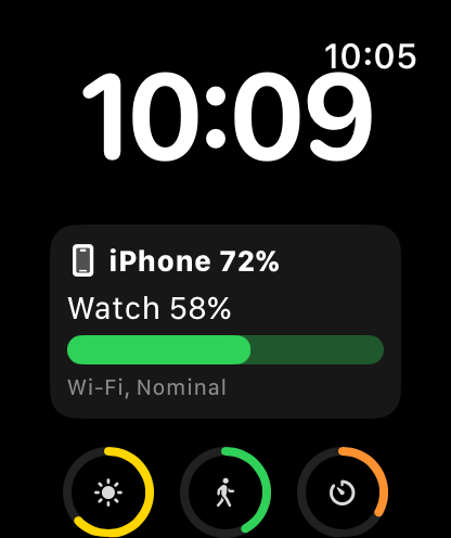 Status Watch Apple Watch complication screenshot